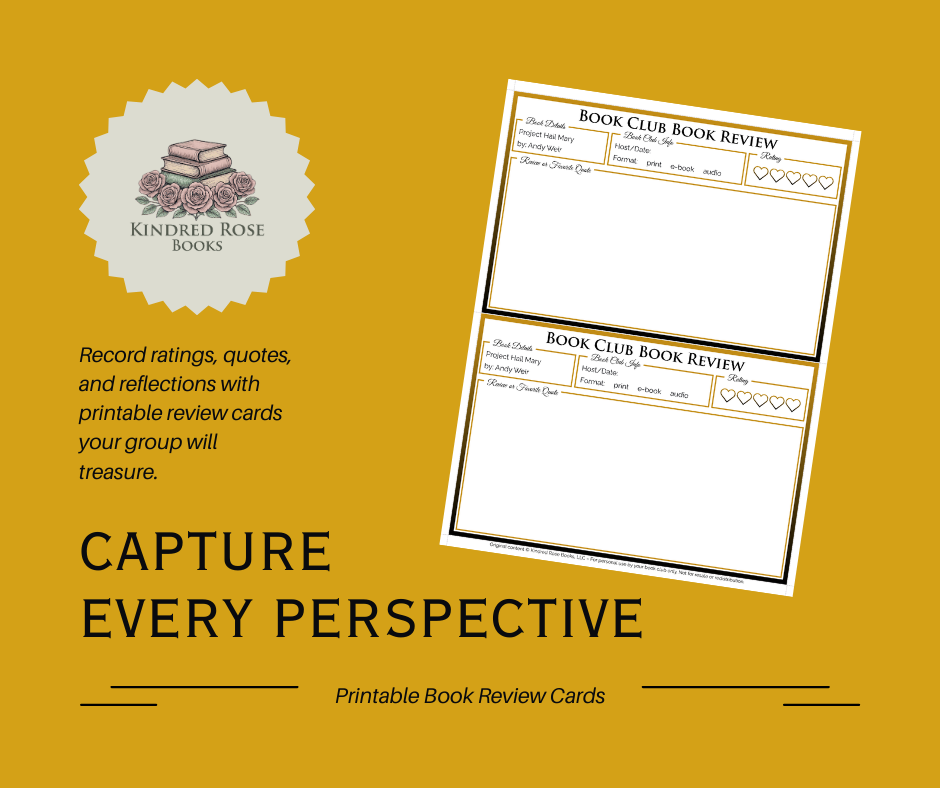 Digital Download – Project Hail Mary – Book Review Cards
