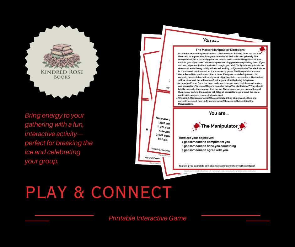 Digital Download – The Mindf*ck Series – Book Club Game (The Master Manipulator)