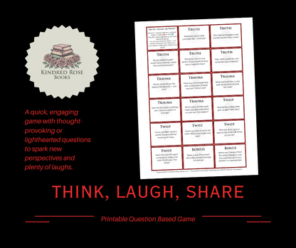 Book Club Game (Truth, Trauma, or Twist): The Mindf*ck Series