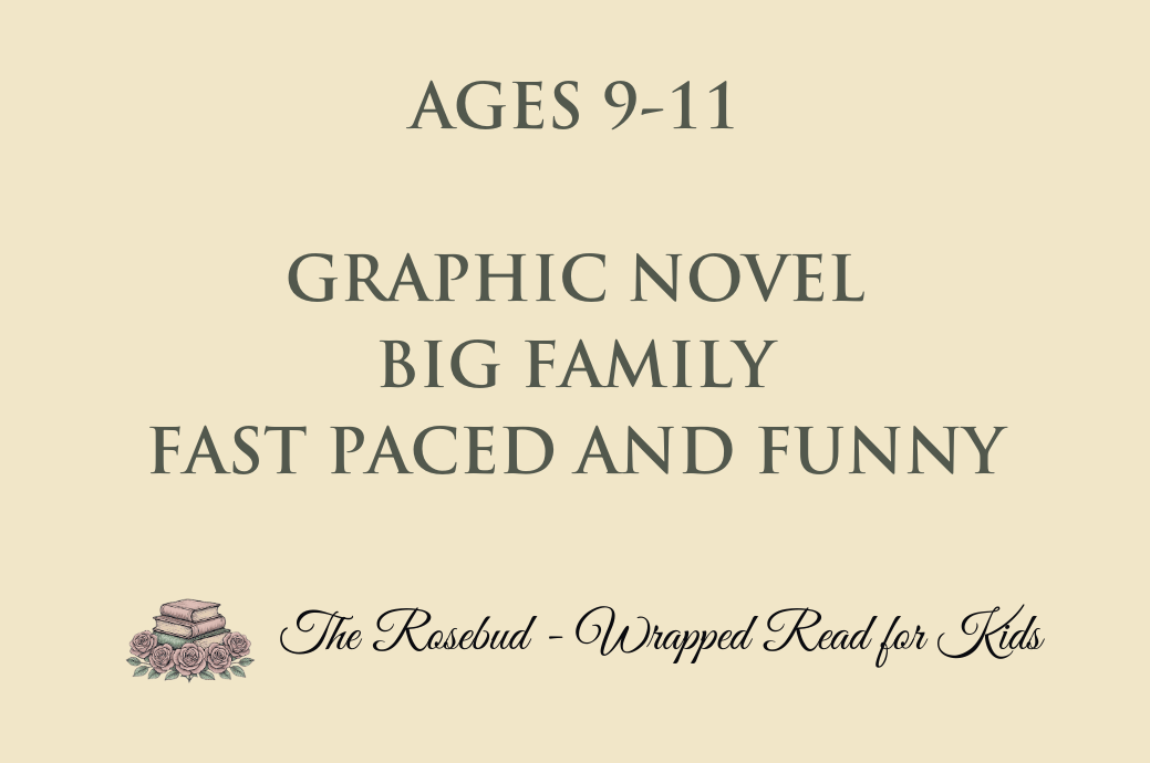 Graphic Novel - Big Family - Fast Paced and Funny - Recommended for Ages 9-11