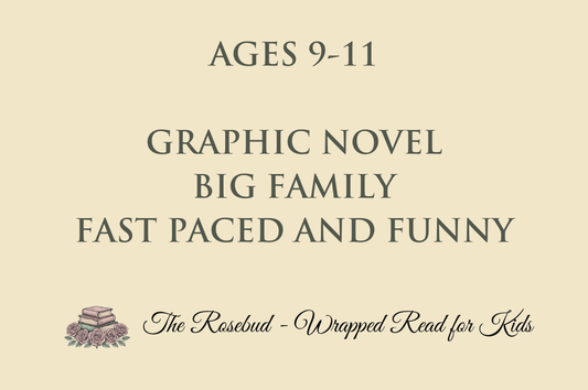 Graphic Novel - Big Family - Fast Paced and Funny - Recommended for Ages 9-11