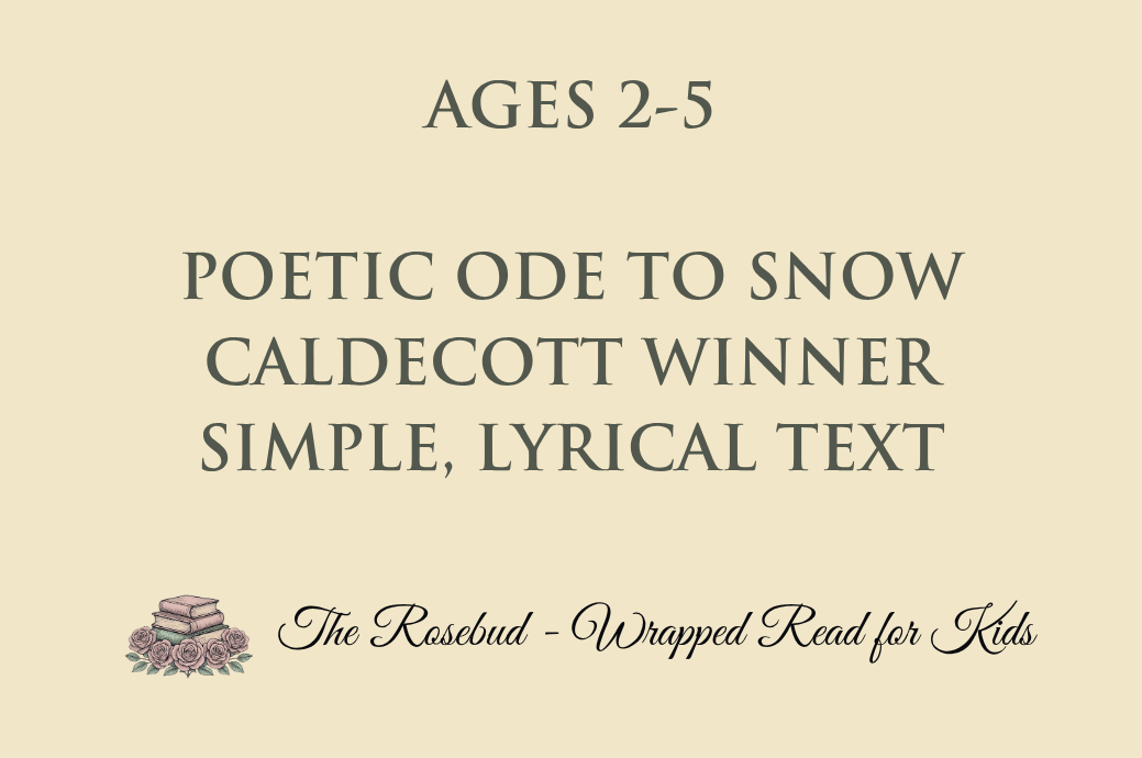 Poetic Ode to Snow - Caldecott Winner - Simple, Lyrical Text - Recommended for Ages 2-5